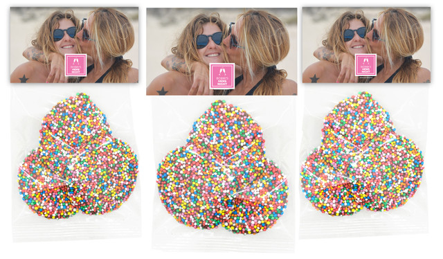 A Photo With Right Box Hens Night Personalised Speckle Bag