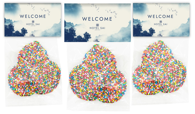 Mountain Mist Hospitality Branded Speckle Bag