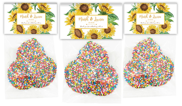 Sunflower Personalised Speckle Bag