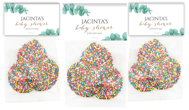 Eucalyptus Baby Shower Speckle Bag