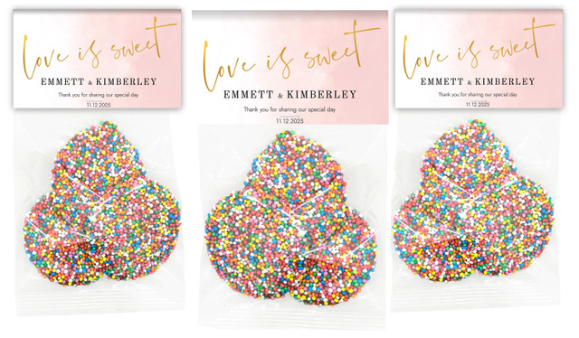 Love Is Sweet Personalised Speckle Bag