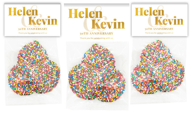 Bold Names Anniversary Personalised Speckle Bag