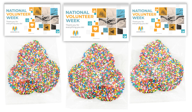 Company Colours Volunteer Week Speckle Bags