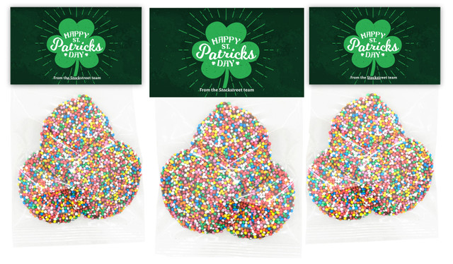 Shamrock Personalised St Patrick's Day Speckle Bag