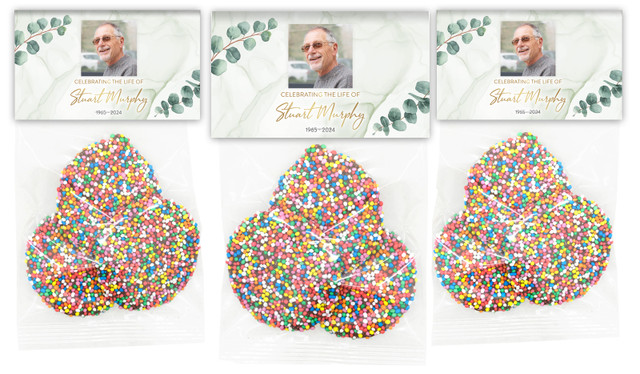 Eucalypt Funeral Personalised Speckle Bag