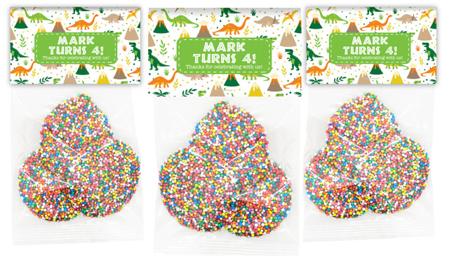 Dinosaur Background Personalised Speckle Bag