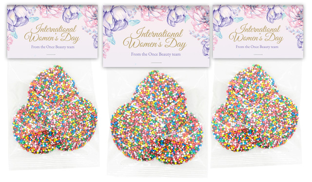 Lilac Personalised Womens Day Speckle Bag