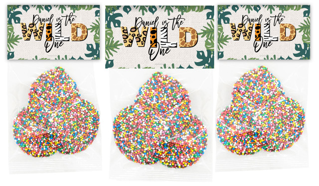 Wild One Birthday Party Personalised Speckle Bags