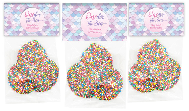 Mermaid 1st Birthday Personalised Speckle Bag