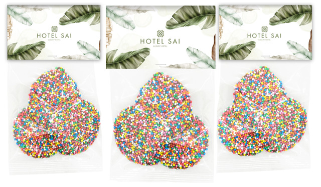 Tropical Watercolour Hospitality Branded Speckle Bag