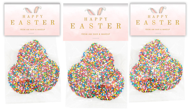 Blush Bunny Ears Personalised Easter Speckle Bag