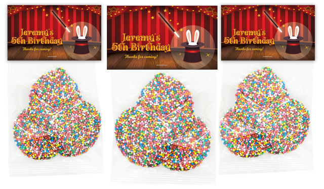 Magician Boy Personalised Birthday Speckle Bag