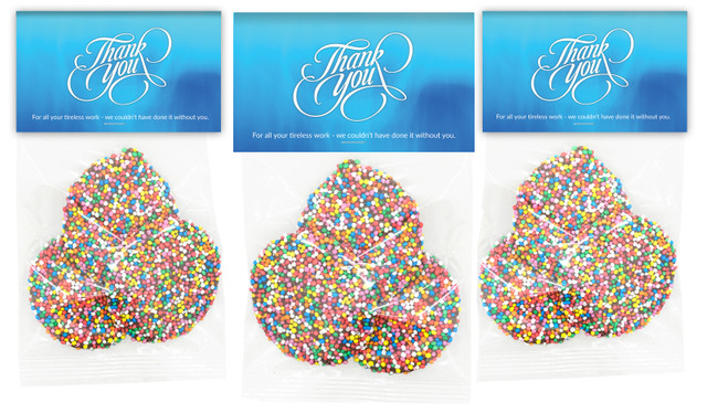 Cursive Personalised Thank You Speckle Bag