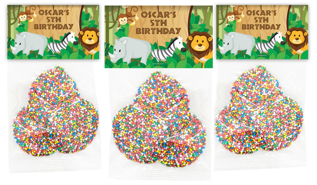 Jungle Animals Birthday Personalised Speckle Bag