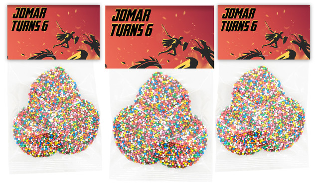 Dragon Birthday Party Personalised Speckle Bags