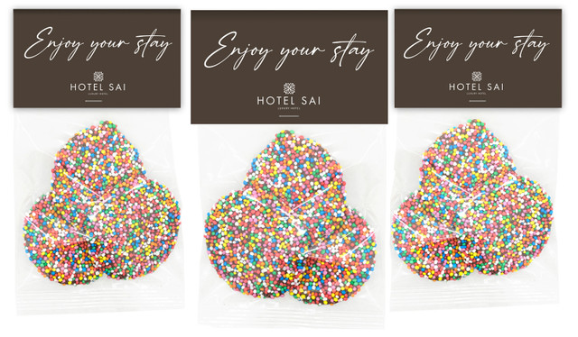 Chocolat Hospitality Branded Speckle Bag