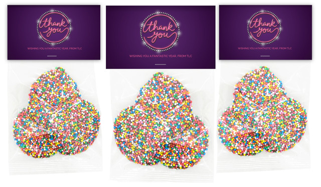 Neon Sign Thank You Speckle Bag
