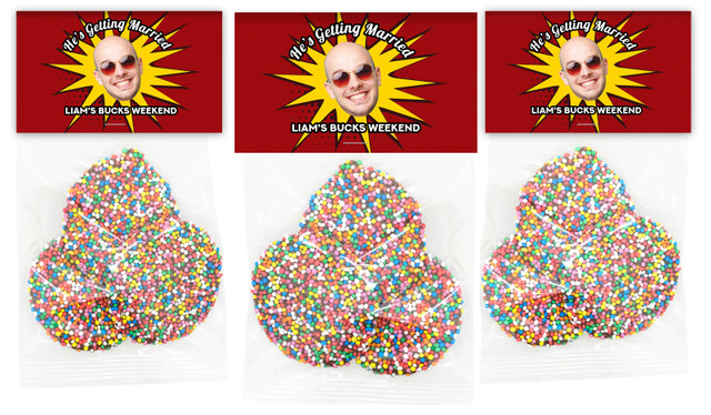 Face Splash Bucks Night Personalised Speckle Bag
