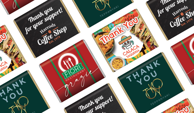 Restaurant And Cafe Branded Mini Chocolates