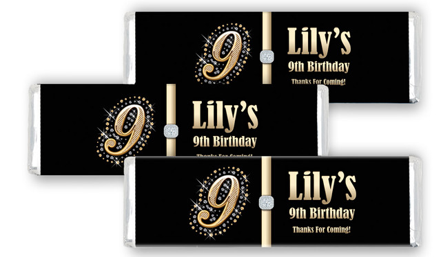 Golden Number Personalised Cadbury Chocolate Bar