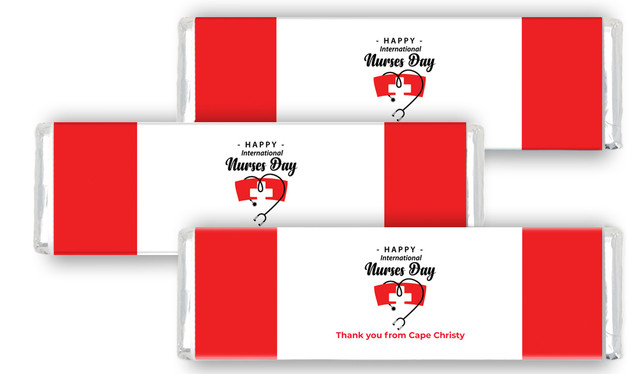 Nurse Hat Nurses Day Personalised Cadbury Chocolate Bar
