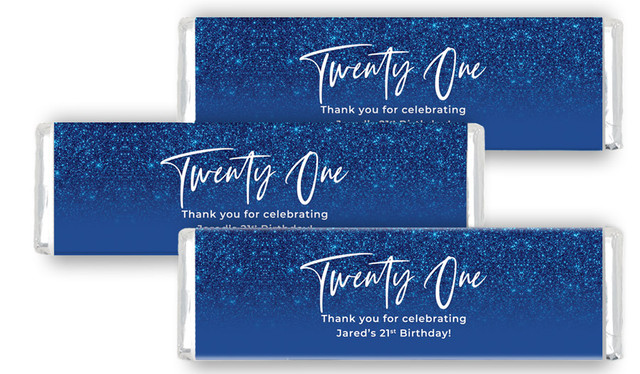 21st Birthday Personalised Cadbury Chocolate Bar