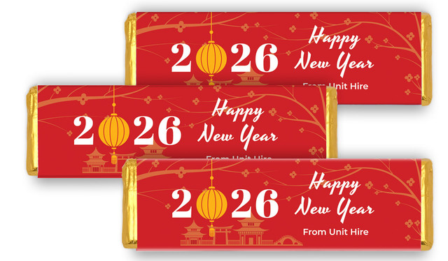 Hanging Lantern Personalised Chinese New Year Cadbury Chocolate Bar