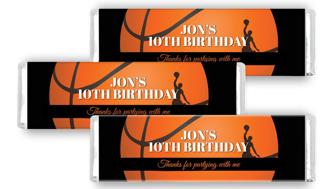 Basketball Personalised Birthday Cadbury Chocolate Bar