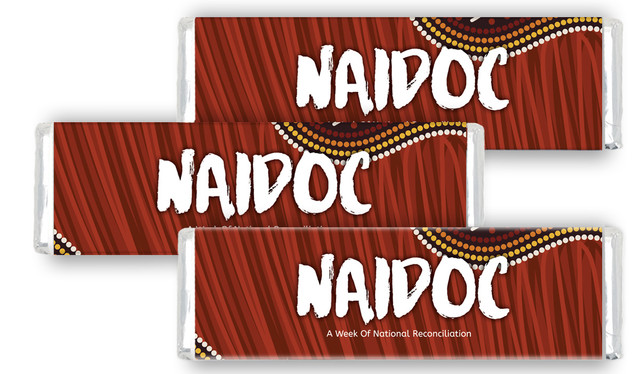 Flowing Indigenous NAIDOC Week Personalised Cadbury Chocolate Bar