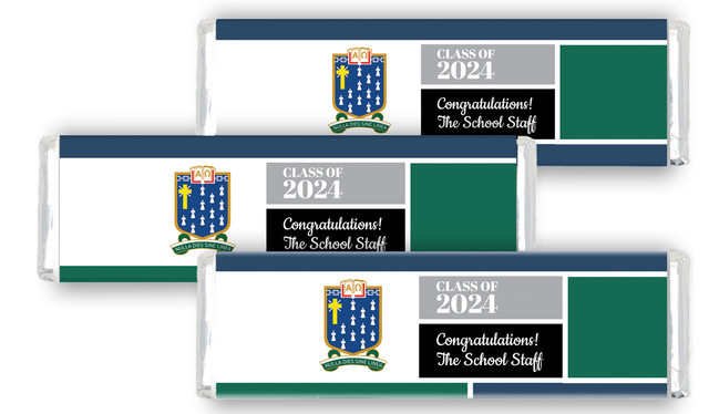 School Colours Graduation Cadbury Chocolate Bar