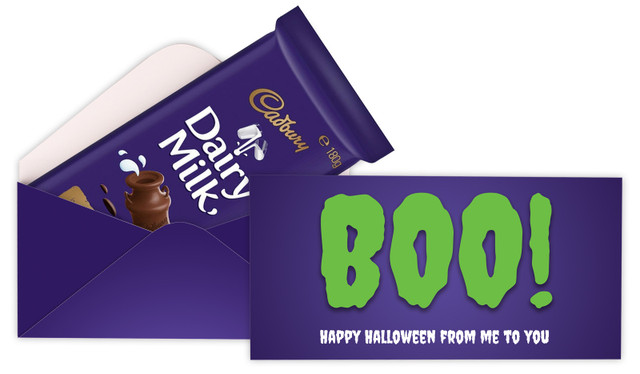 Boo Personalised Halloween Cadbury Bar Box (Box Only)