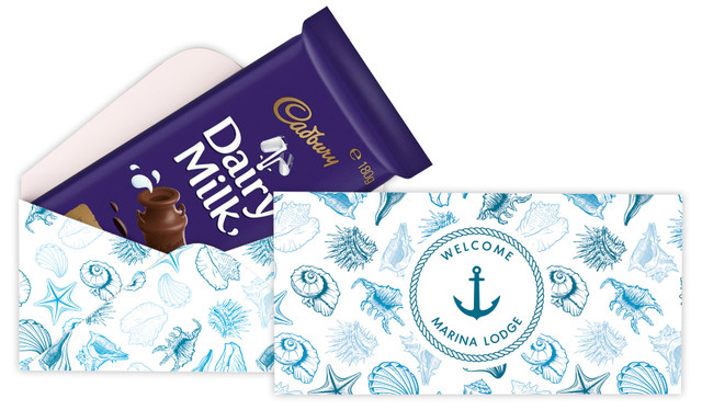 Sea Shells Hospitality Branded Cadbury Bar Box (Box Only)