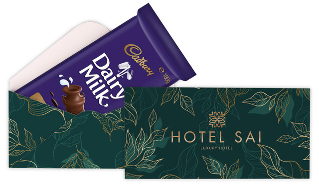 Golden Garden Hospitality Branded Cadbury Bar Box
