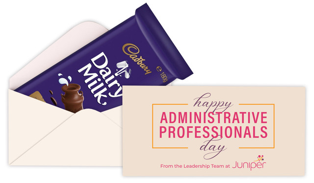 Administrative Professionals Day Cadbury Bar Box (Box Only)