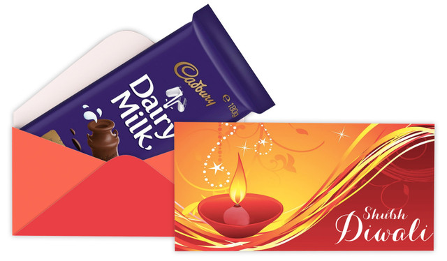 Radiant Diwali Personalised Cadbury Bar Box (Box Only)