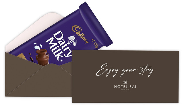 Chocolat Hospitality Branded Cadbury Bar Box (Box Only)