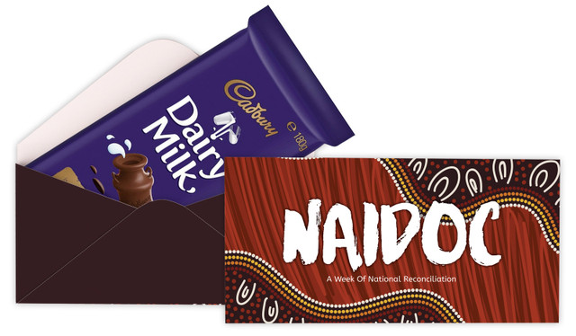Flowing Indigenous NAIDOC Week Cadbury Bar Box (Box Only)