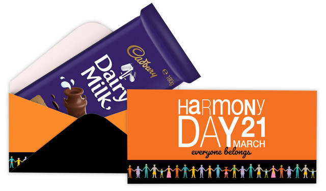Harmony Day Branded Cadbury Bar Box (Box Only)