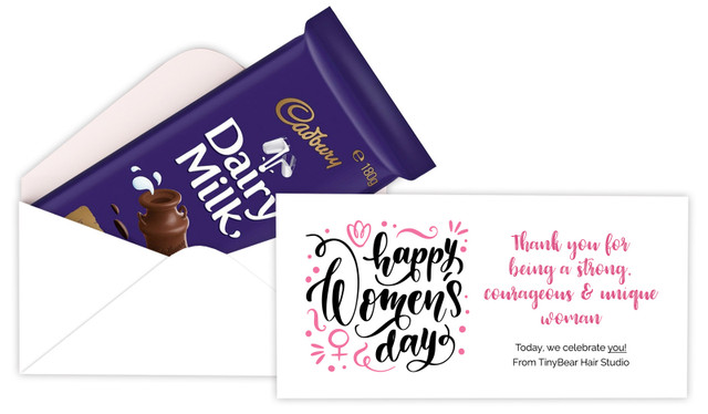 Insignia Personalised Womens Day Cadbury Bar Box (Box Only)