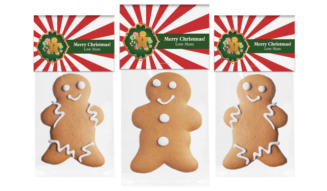 Christmas Gingerbread Man With Topper