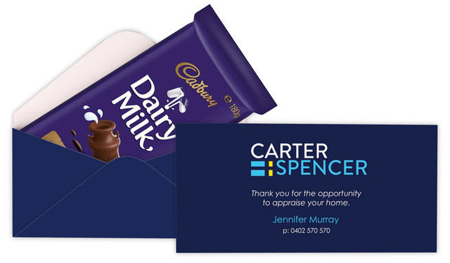 Real Estate Branded Cadbury Bar Box (Box Only)