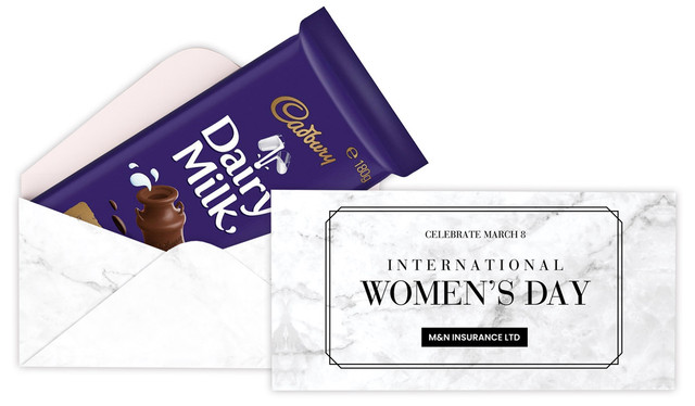 Marble Deco Personalised Cadbury Bar Box (Box Only)