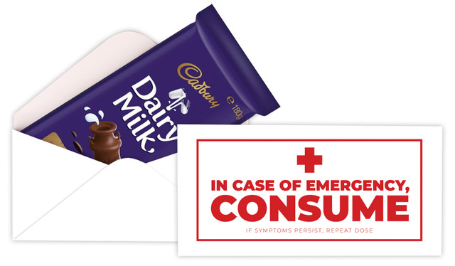 Emergency Consume Personalised Cadbury Bar Box