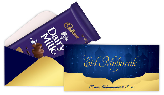 Gold City Personalised Cadbury Bar Box (Box Only)