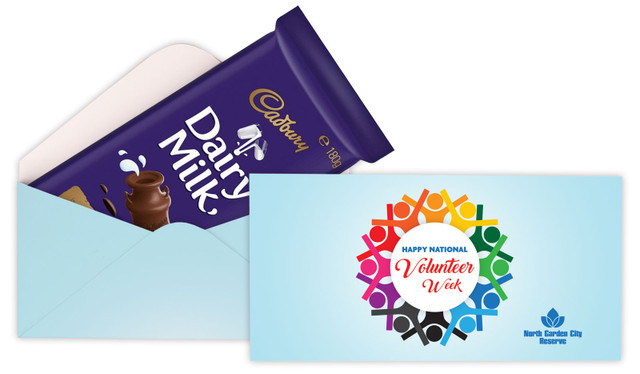 Rainbow Peoples Volunteer Week Cadbury Bar Box (Box Only)