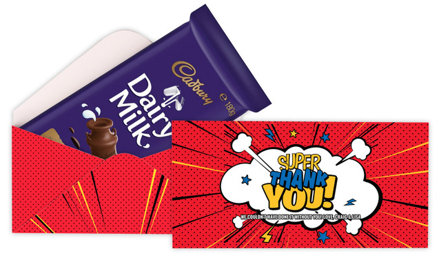 Super Thankyou Thank You Cadbury Bar Box (Box Only)