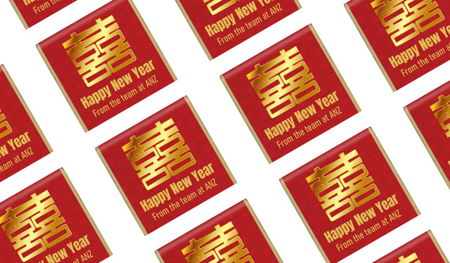 Double Happiness Chinese New Year Mini Chocolates