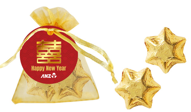 Double Happiness Chinese New Year Personalised Organza Bag
