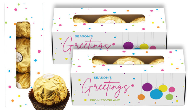 Vivid Baubles Christmas Custom Ferrero Rocher Gift Box