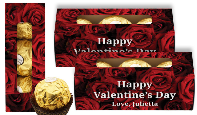 Roses Full Valentine's Day Ferrero Rocher Gift Box
